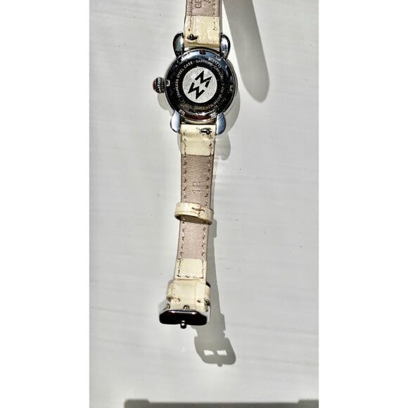 Genuine Michele Swiss mini CSX watch 12mm bone - Picture 7 of 8